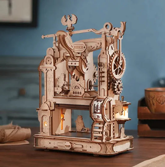 Printing Press Puzzle with LED